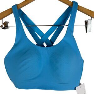 NWT Lululemon Blue Energy Bra High Support With Adjustable Straps - 32B